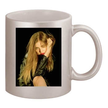 Agyness Deyn 11oz Metallic Silver Mug