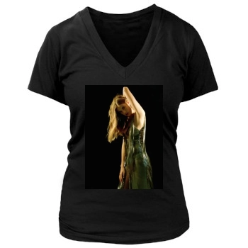 Agyness Deyn Women's Deep V-Neck TShirt