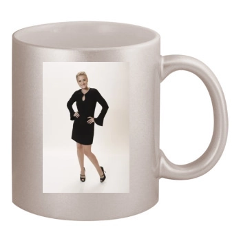 AJ Michalka 11oz Metallic Silver Mug