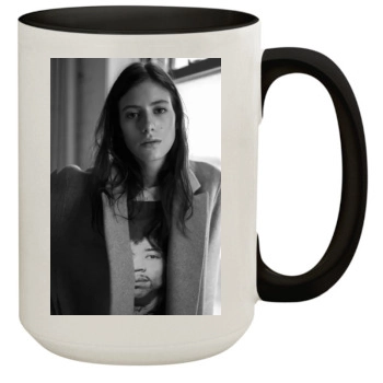 Alejandra Guilmant 15oz Colored Inner & Handle Mug