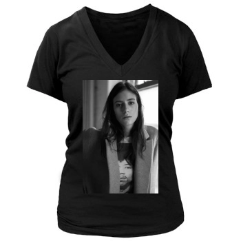 Alejandra Guilmant Women's Deep V-Neck TShirt