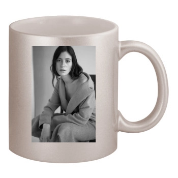 Alejandra Guilmant 11oz Metallic Silver Mug