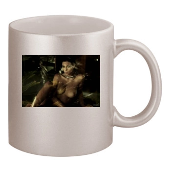 Alejandra Guilmant 11oz Metallic Silver Mug