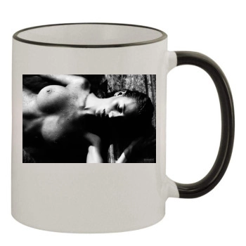 Alejandra Guilmant 11oz Colored Rim & Handle Mug