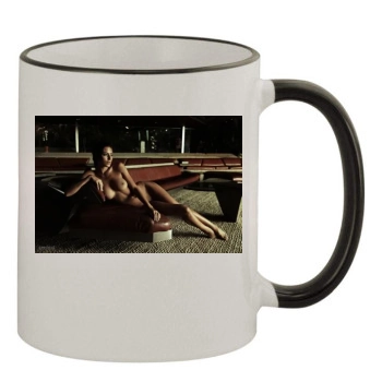 Alejandra Guilmant 11oz Colored Rim & Handle Mug