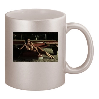 Alejandra Guilmant 11oz Metallic Silver Mug