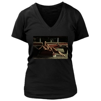 Alejandra Guilmant Women's Deep V-Neck TShirt