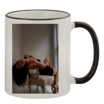 Alejandra Guilmant 11oz Colored Rim & Handle Mug