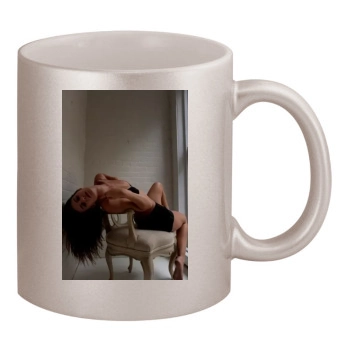 Alejandra Guilmant 11oz Metallic Silver Mug