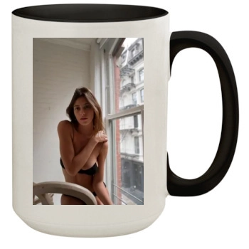 Alejandra Guilmant 15oz Colored Inner & Handle Mug