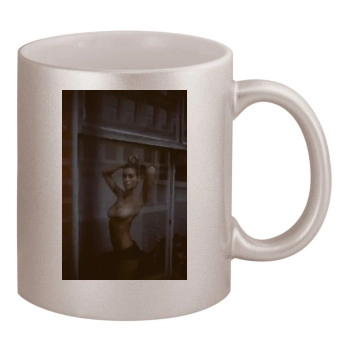 Alejandra Guilmant 11oz Metallic Silver Mug