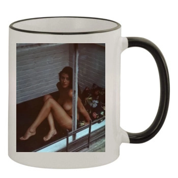 Alejandra Guilmant 11oz Colored Rim & Handle Mug