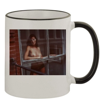 Alejandra Guilmant 11oz Colored Rim & Handle Mug