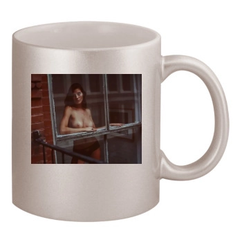 Alejandra Guilmant 11oz Metallic Silver Mug