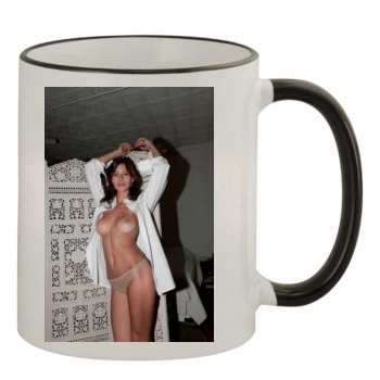 Alejandra Guilmant 11oz Colored Rim & Handle Mug