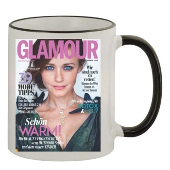 Alexis Bledel 11oz Colored Rim & Handle Mug