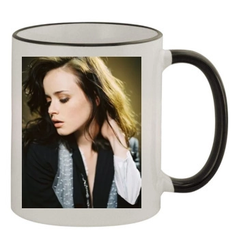 Alexis Bledel 11oz Colored Rim & Handle Mug