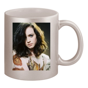 Alexis Bledel 11oz Metallic Silver Mug