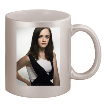 Alexis Bledel 11oz Metallic Silver Mug