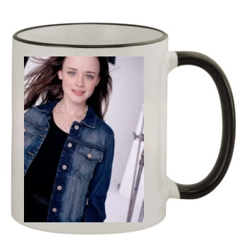 Alexis Bledel 11oz Colored Rim & Handle Mug