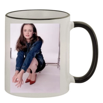 Alexis Bledel 11oz Colored Rim & Handle Mug