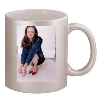 Alexis Bledel 11oz Metallic Silver Mug