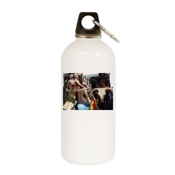 Alexis Bledel White Water Bottle With Carabiner