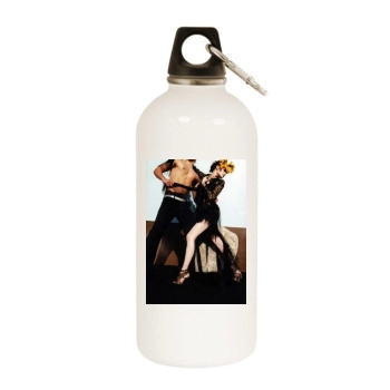 Alexis Bledel White Water Bottle With Carabiner