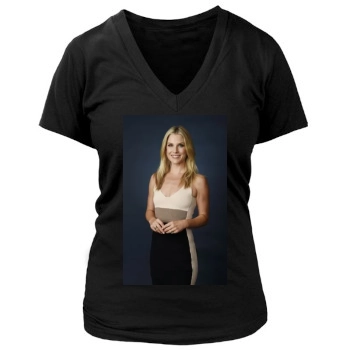 Ali Larter Women's Deep V-Neck TShirt