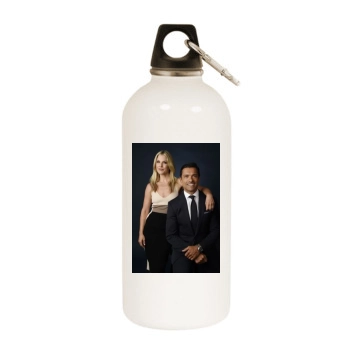 Ali Larter White Water Bottle With Carabiner