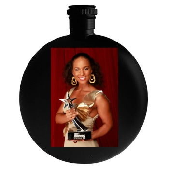 Alicia Keys Round Flask