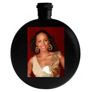 Alicia Keys Round Flask