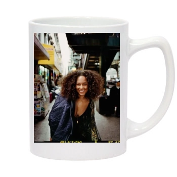 Alicia Keys 14oz White Statesman Mug