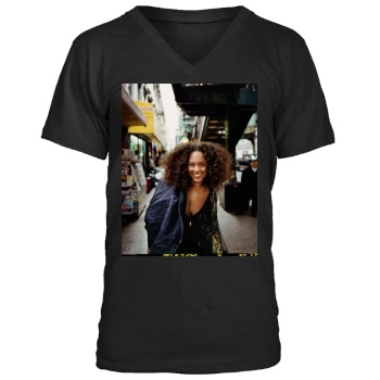 Alicia Keys Men's V-Neck T-Shirt