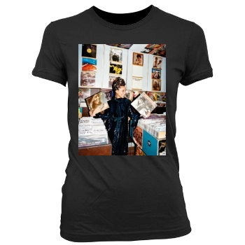 Alicia Keys Women's Junior Cut Crewneck T-Shirt