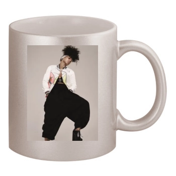 Alicia Keys 11oz Metallic Silver Mug