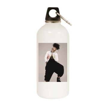 Alicia Keys White Water Bottle With Carabiner