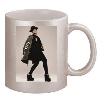 Alicia Keys 11oz Metallic Silver Mug