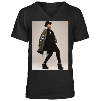 Alicia Keys Men's V-Neck T-Shirt