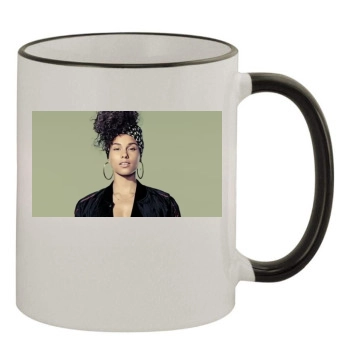 Alicia Keys 11oz Colored Rim & Handle Mug