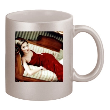 Alexandra Maria Lara 11oz Metallic Silver Mug