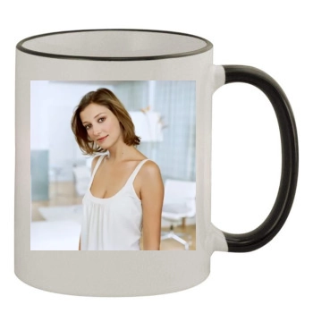 Alexandra Maria Lara 11oz Colored Rim & Handle Mug