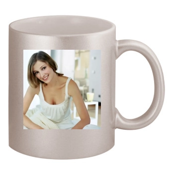 Alexandra Maria Lara 11oz Metallic Silver Mug