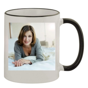 Alexandra Maria Lara 11oz Colored Rim & Handle Mug