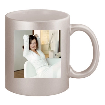 Alexandra Maria Lara 11oz Metallic Silver Mug