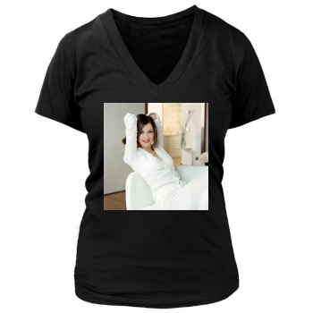 Alexandra Maria Lara Women's Deep V-Neck TShirt