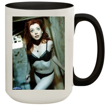 Alyson Hannigan 15oz Colored Inner & Handle Mug