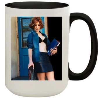 Alyson Hannigan 15oz Colored Inner & Handle Mug