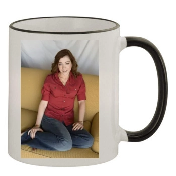 Alyson Hannigan 11oz Colored Rim & Handle Mug