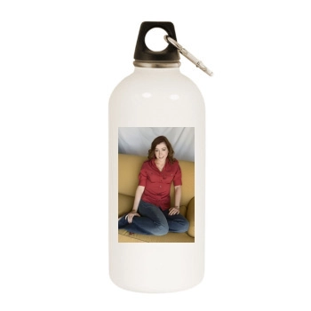 Alyson Hannigan White Water Bottle With Carabiner